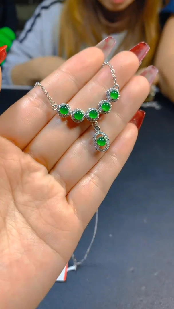【闪购商品】翡翠项链未镶嵌0414263515多样性发一