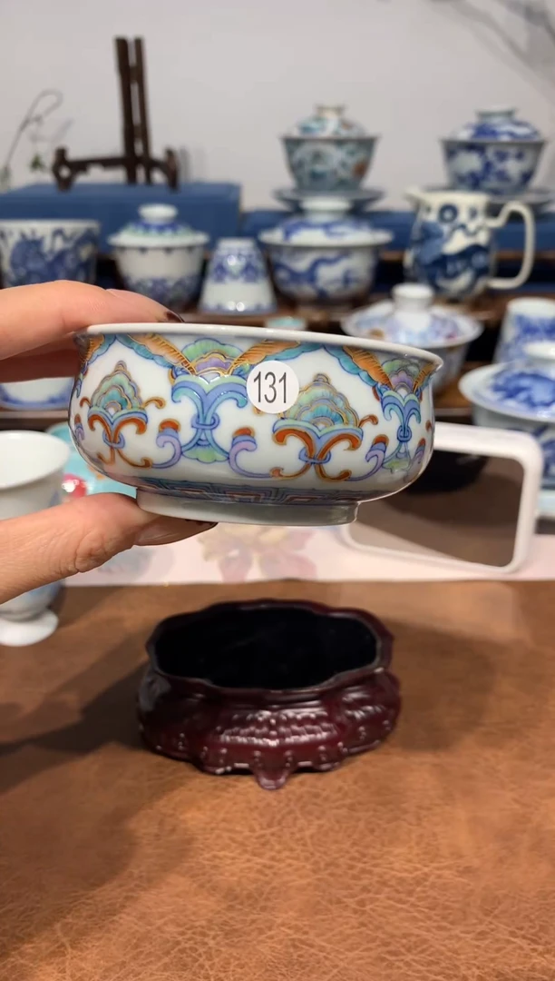 【闪购商品】131斗彩描金单杯啊啊