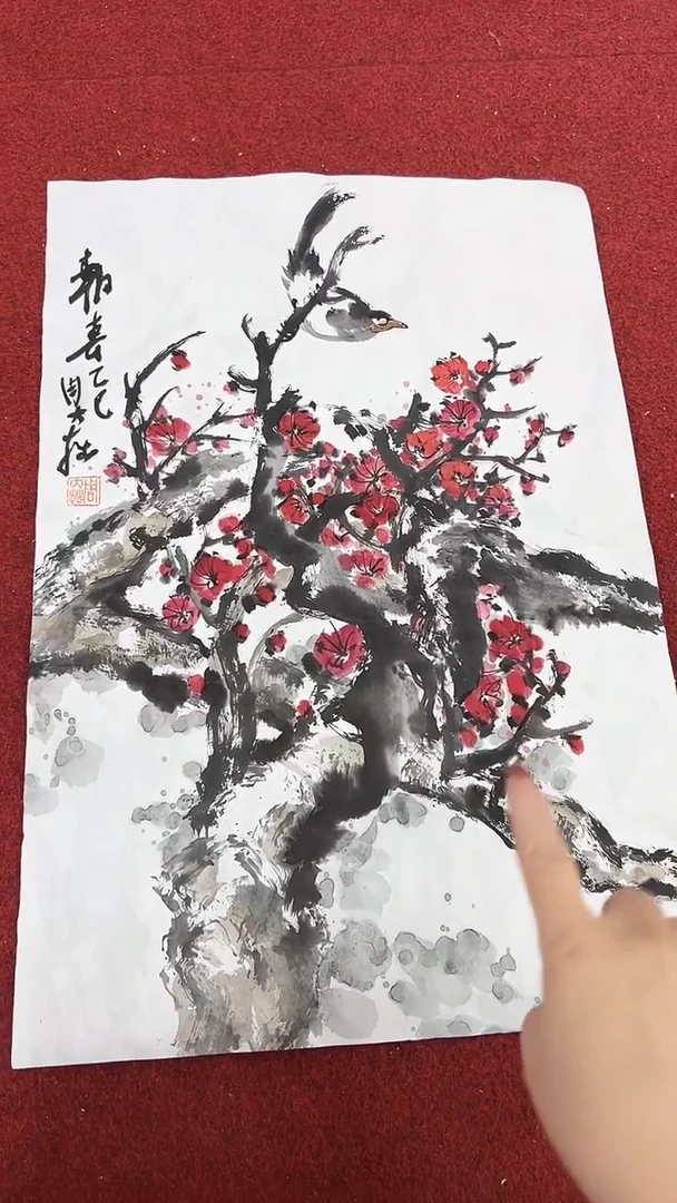 国画周大拙/国画/花鸟