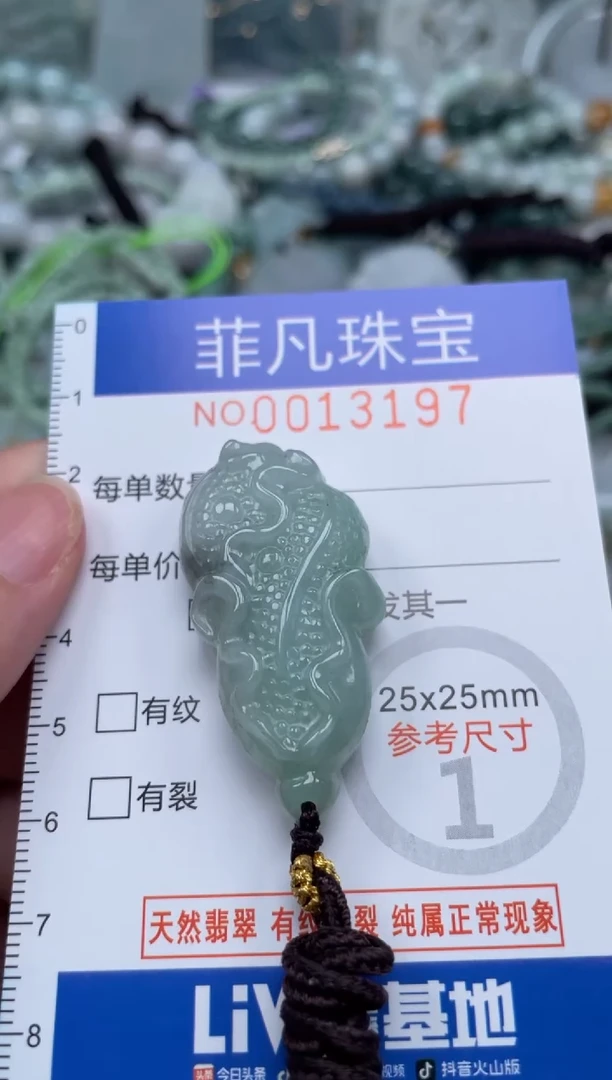颈饰未镶嵌翡翠13197