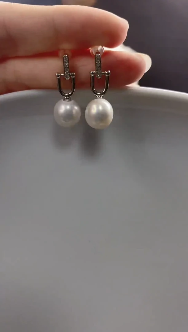 合金耳饰淡水珍珠45