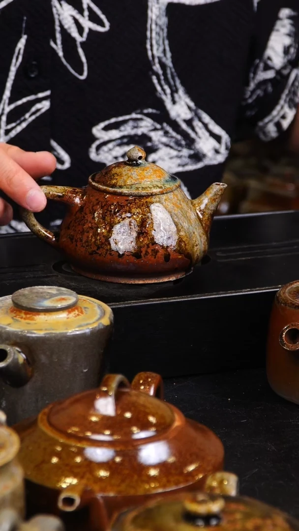 茶壶紫砂宜兴紫砂柴烧壶
