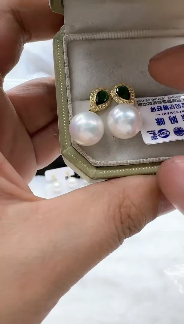 【闪购商品】淡水珍珠耳饰银S925镶嵌清货