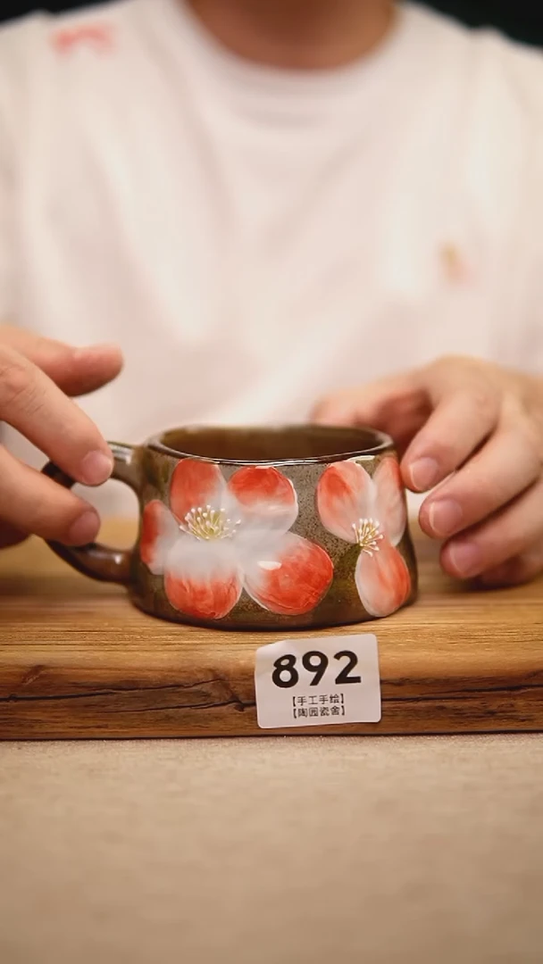 @@陶园瓷舍@@纯手工手绘@高温釉下彩