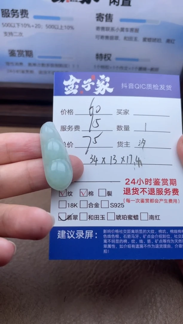 翡翠未镶嵌颈饰5379703283