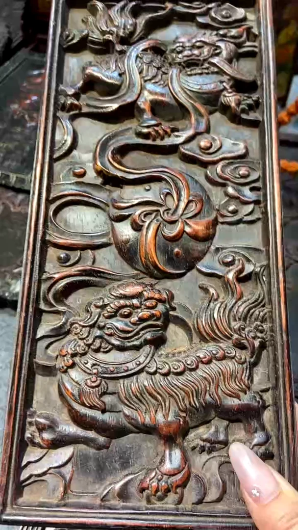 木紫檀雕刻一物一拍以直播间为准