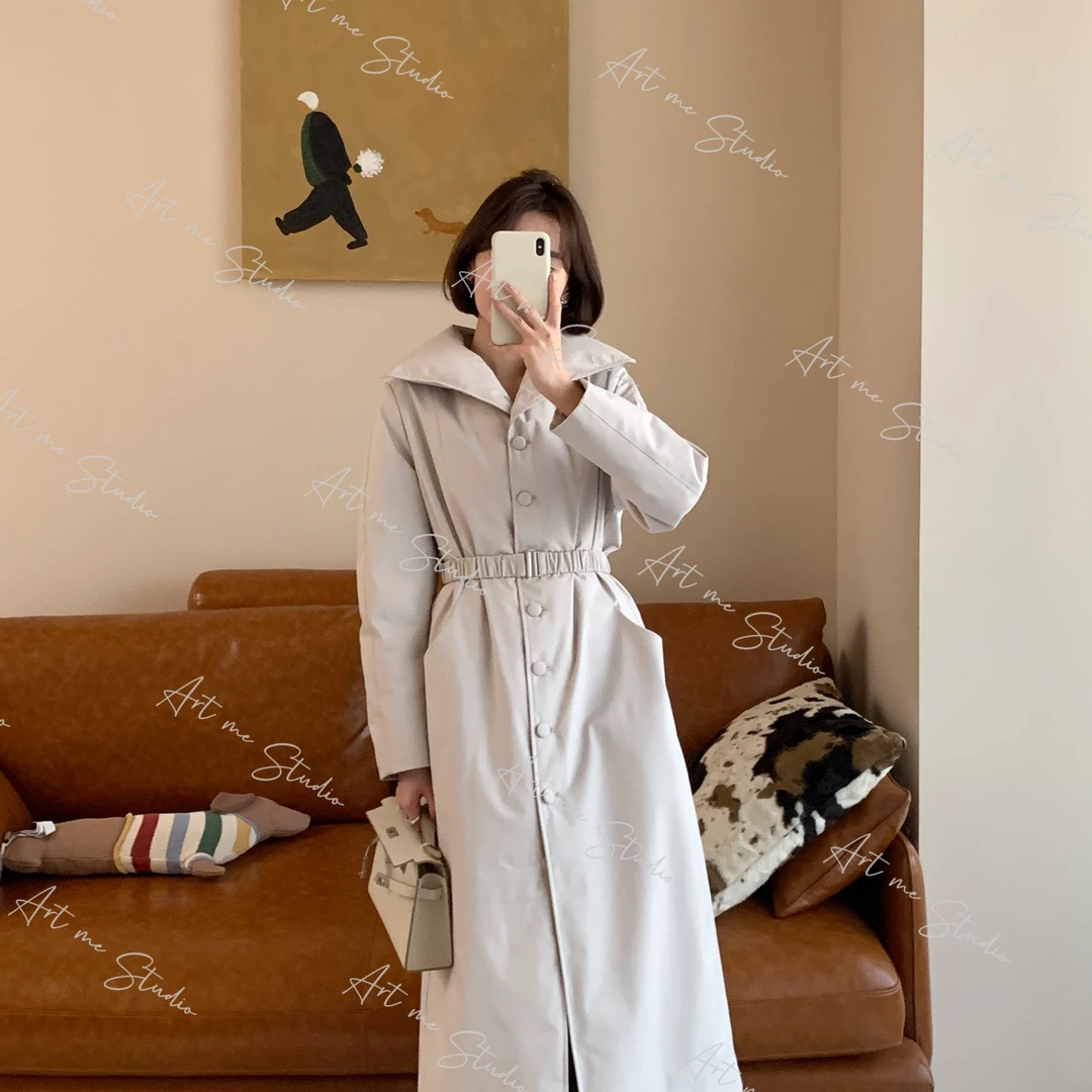 【ART ME】软质雕塑三星安心90白鸭绒可溯源收腰羽绒服wy38w1