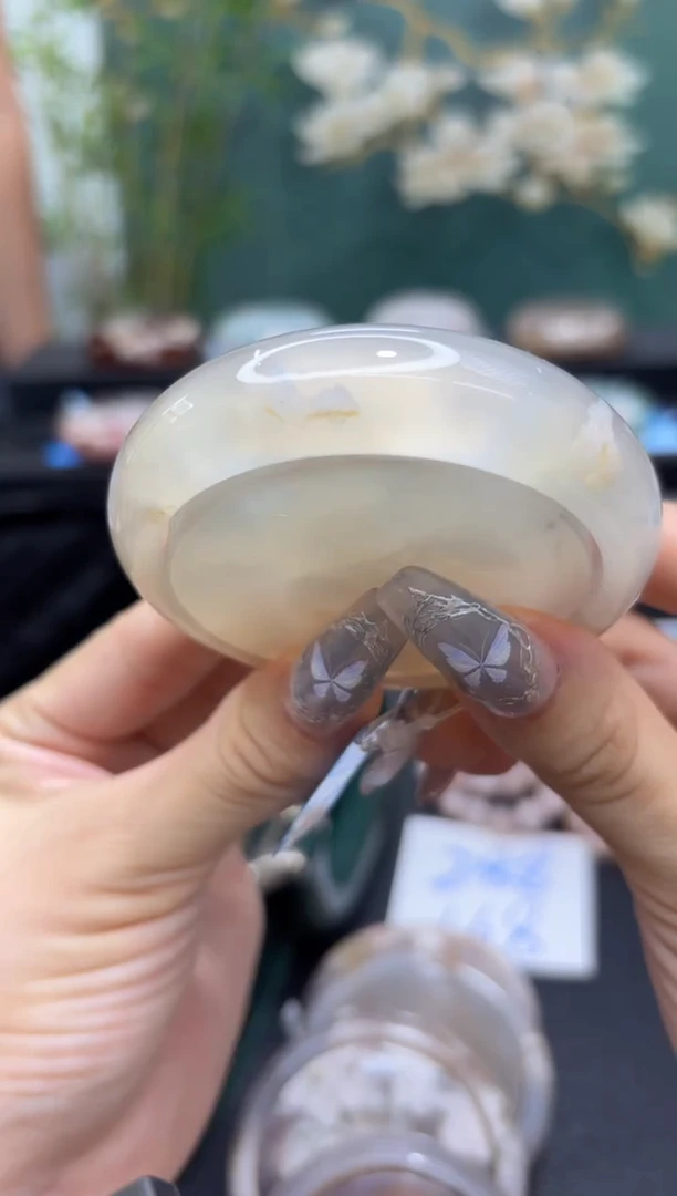 未镶嵌手镯石英质玉C75(57圈赠送镯心)