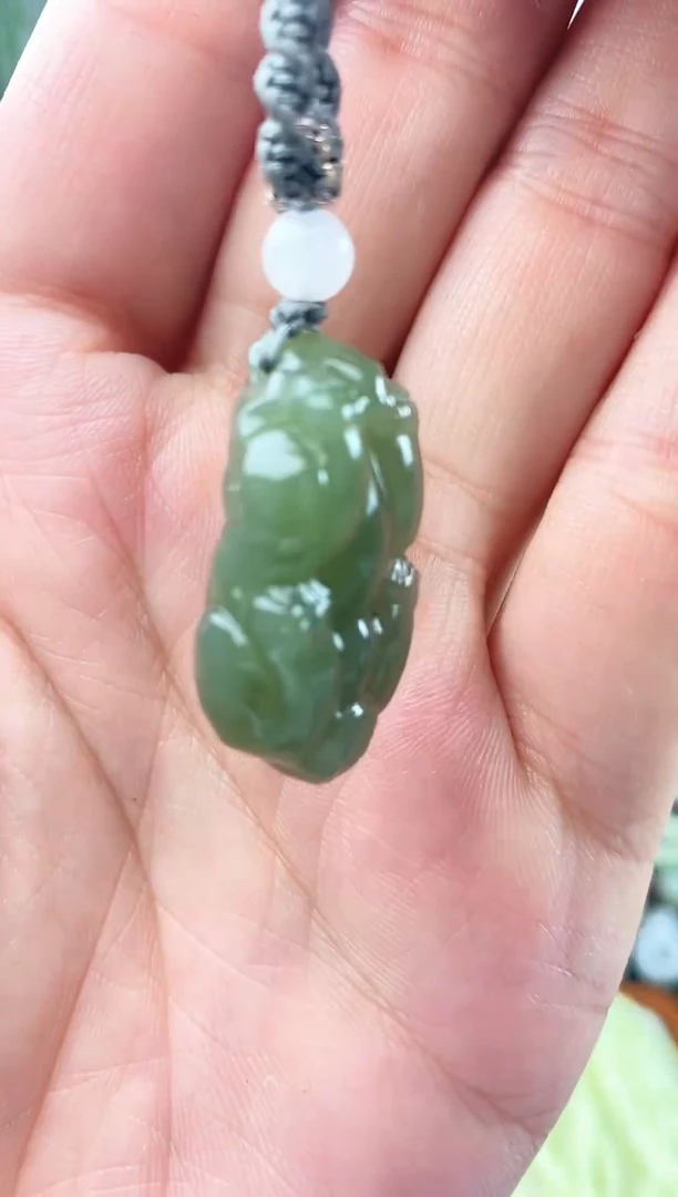 和田玉未镶嵌颈饰貔貅