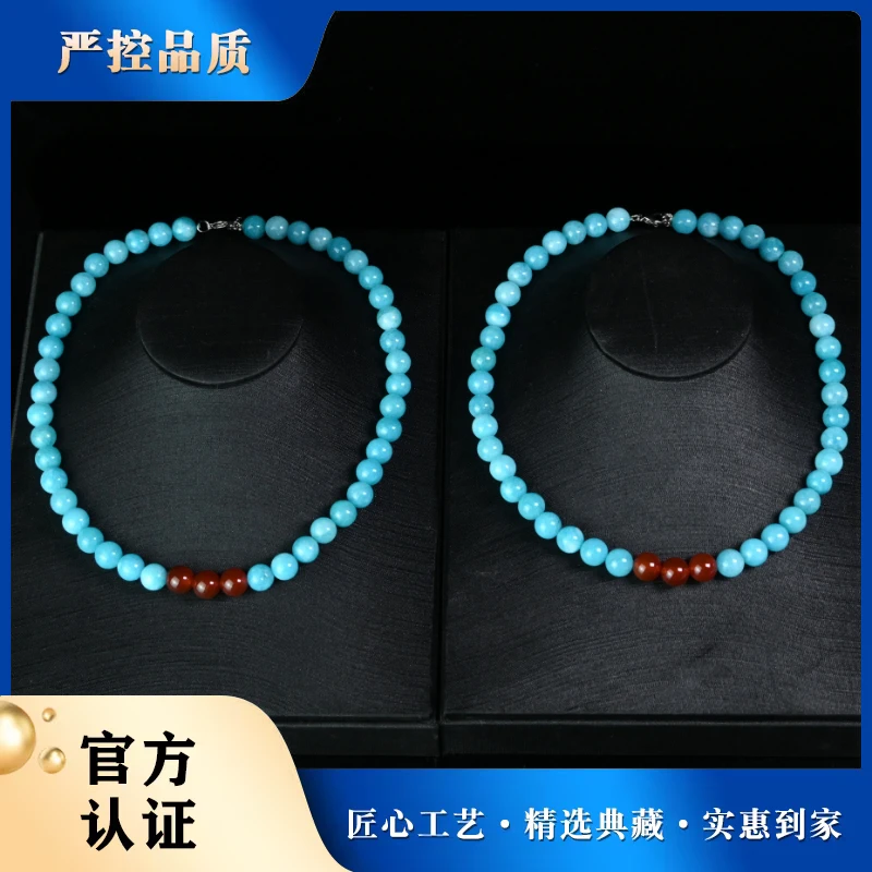 ML2982-蓝鲸之泪石英岩玉颈饰-多样性只发一件