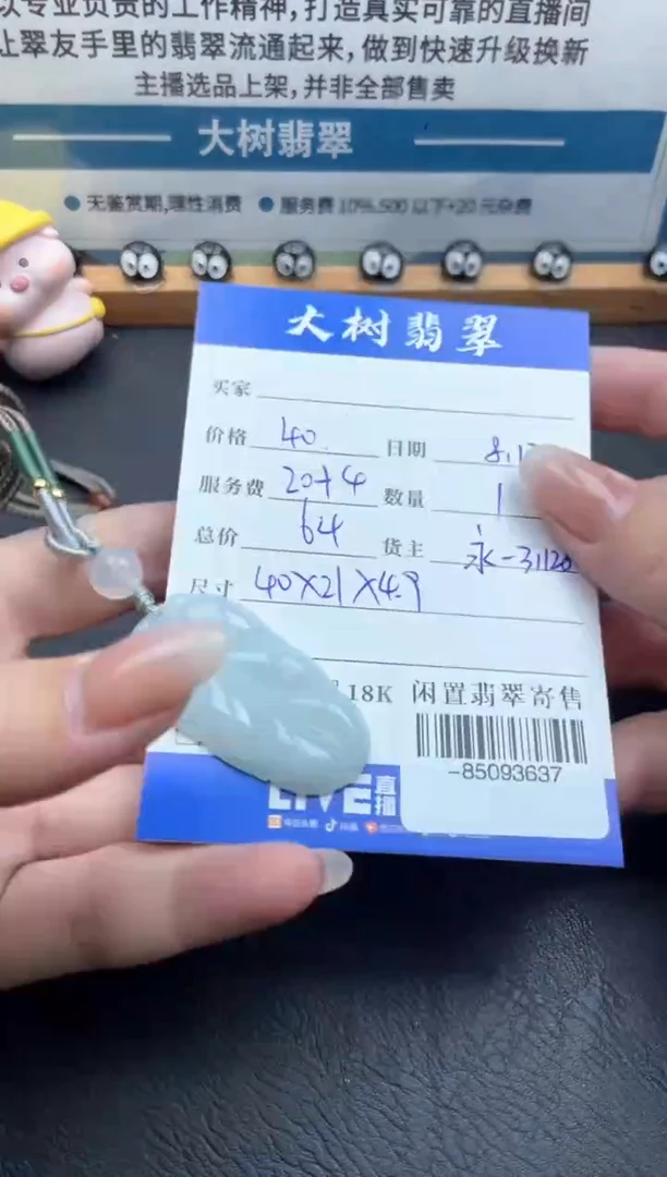 翡翠未镶嵌颈饰多人-85093637