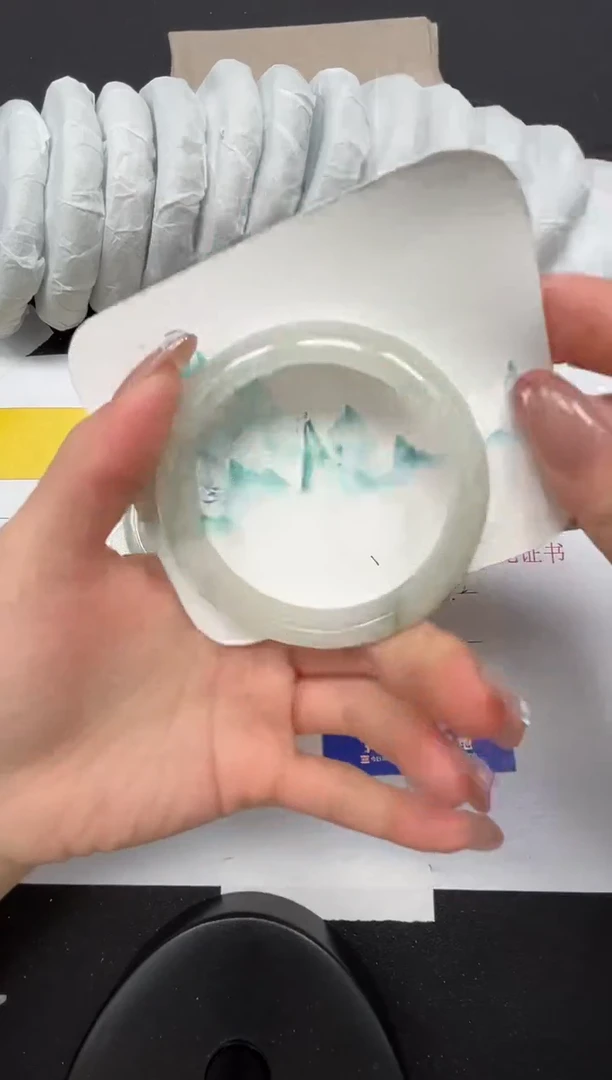 【闪购商品】石英质玉手镯合金232-57.2