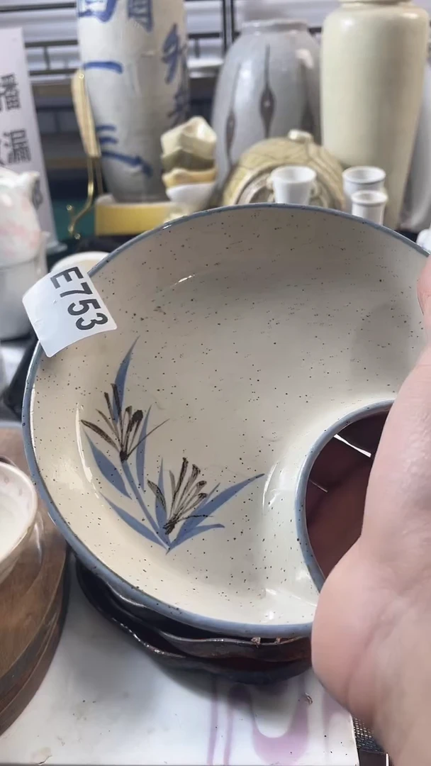 圆形回流微瑕盘子753