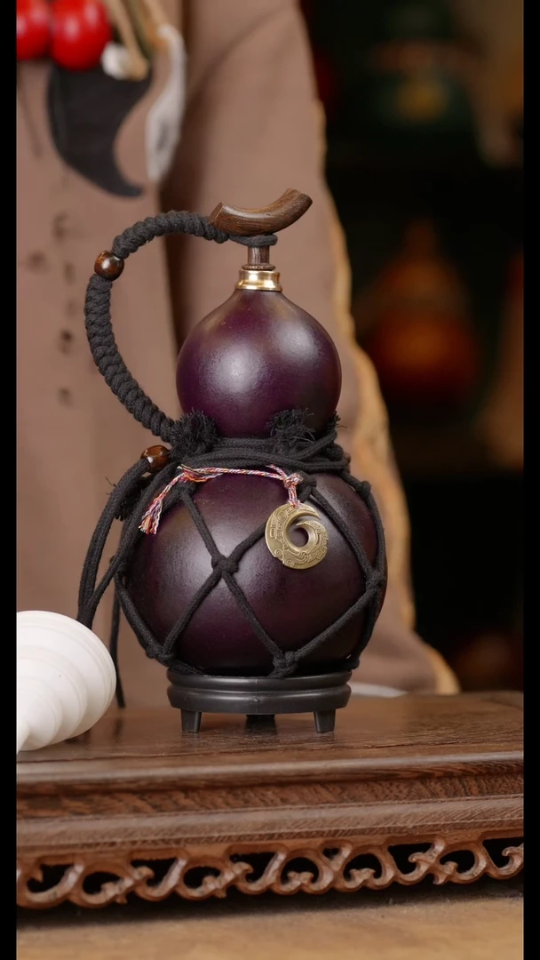 189号精品天然大漆酒葫芦一物一拍~