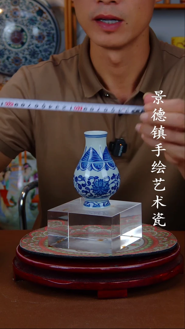 现代景德镇手工手绘陶瓷摆件5