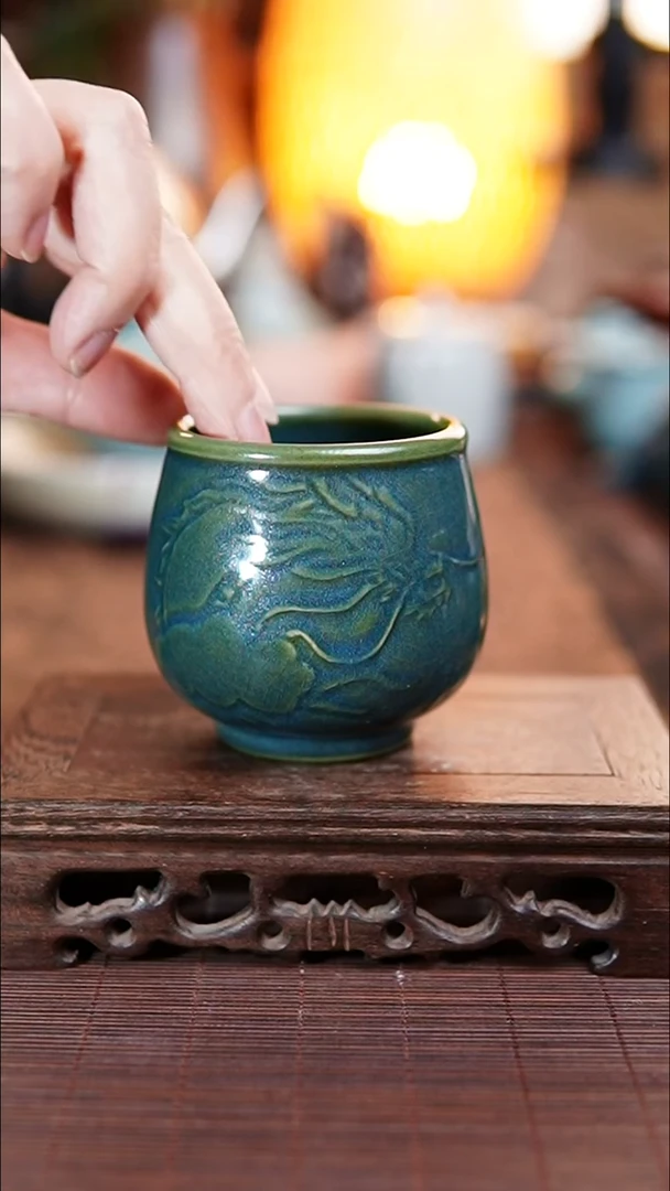 442纯手工刻绘 主人杯