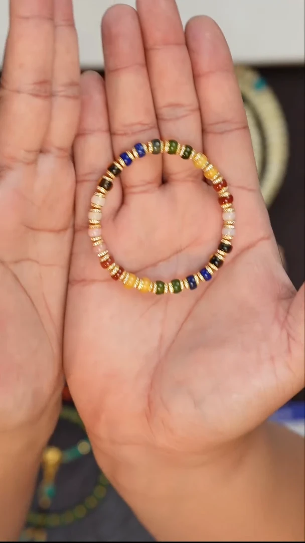 【闪购商品】青金石手串未镶嵌青金石多宝手串