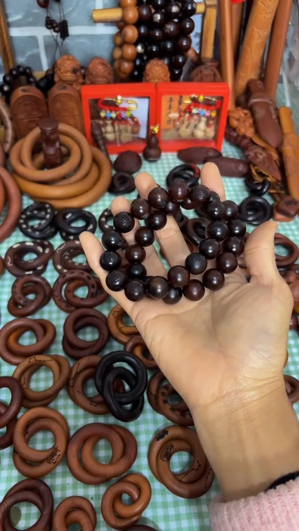 枣木枣木玉化1.5手串2