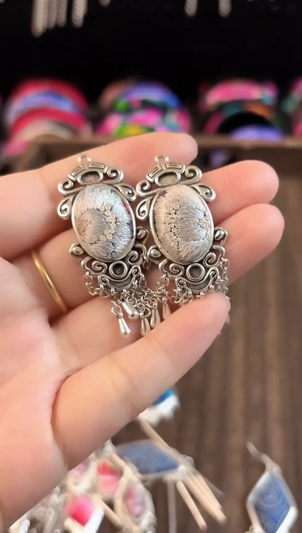 织绣艺枝独绣老绣饰品8开播福利