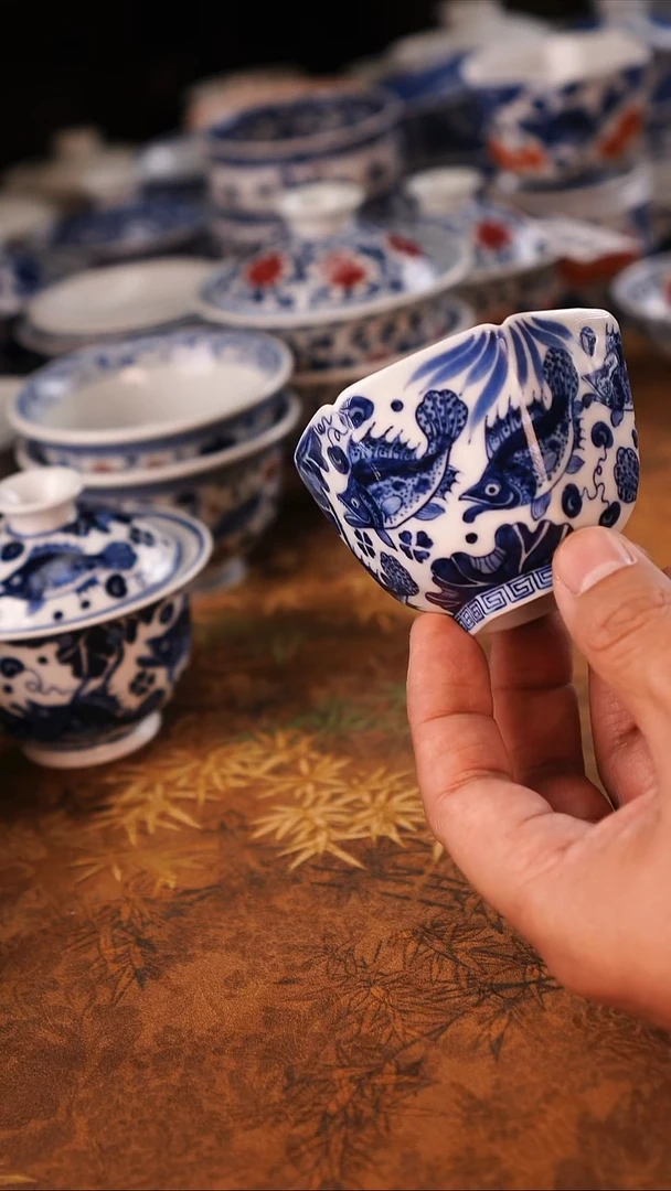 景德镇手工手绘茶器-120