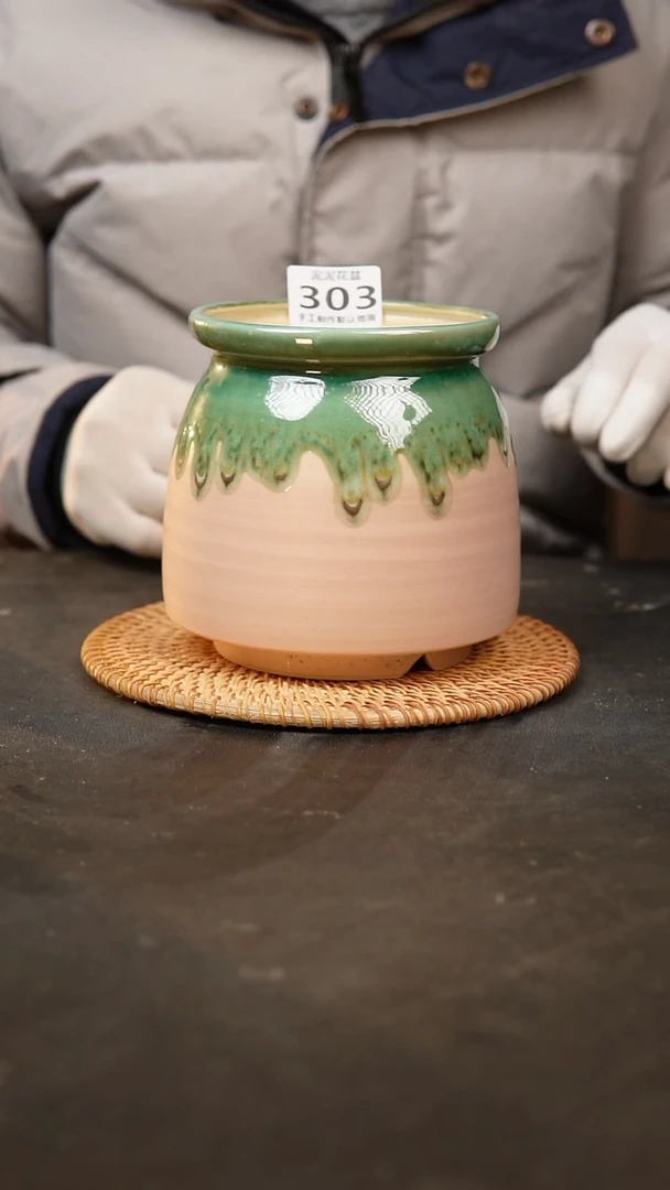 【闪购商品】瓷片景德镇陶瓷花盆
