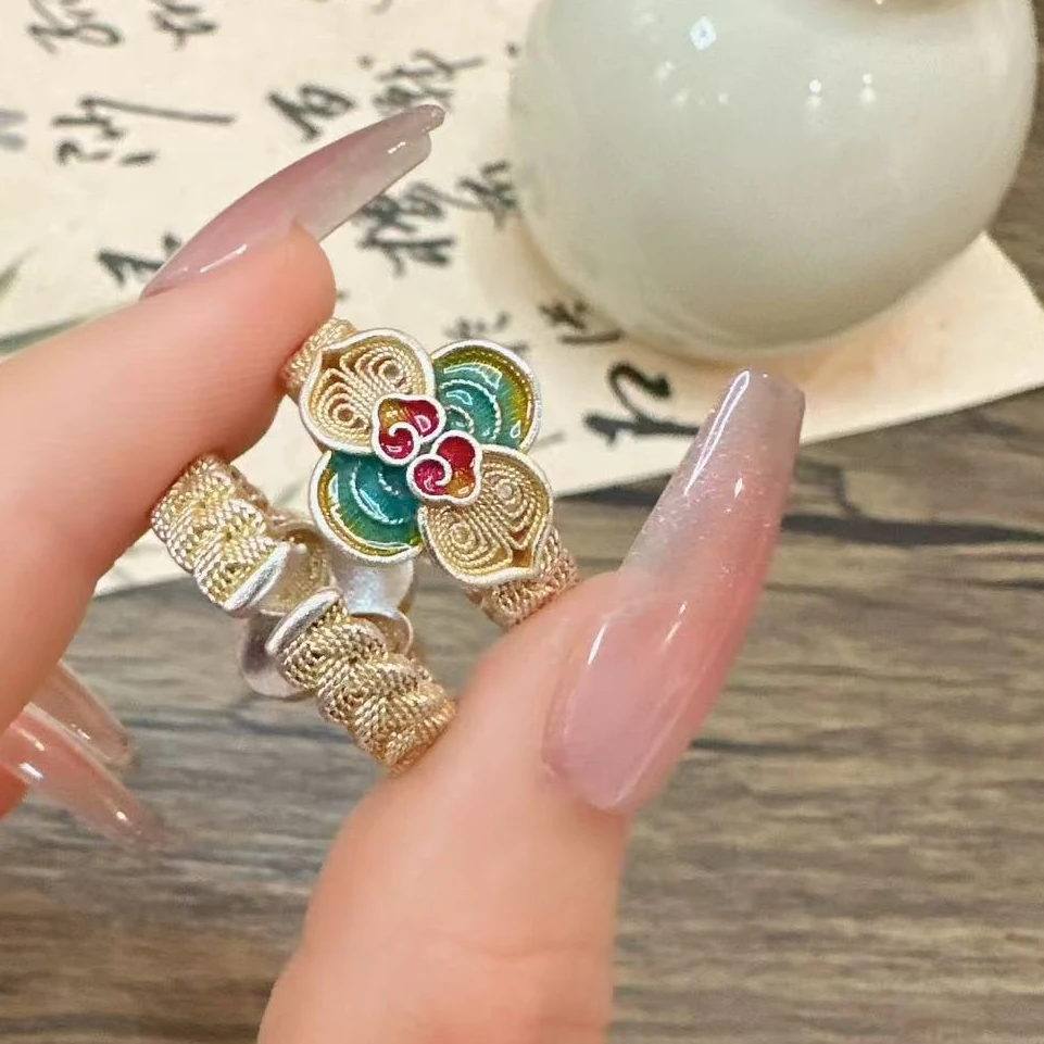 【足银999】新中式戒指宫廷国风戒指