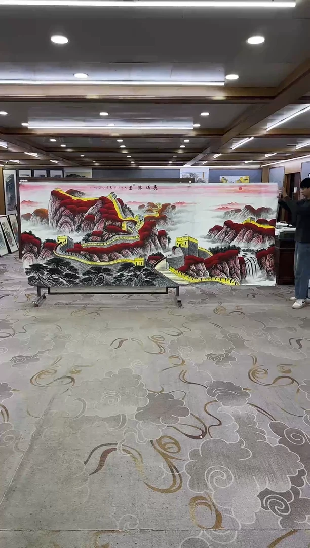 绘画Y-王红兵-大丈二-山水画