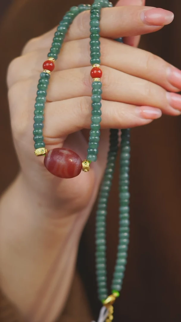 【闪购商品】玛瑙/玉髓项链未镶嵌多样性发一