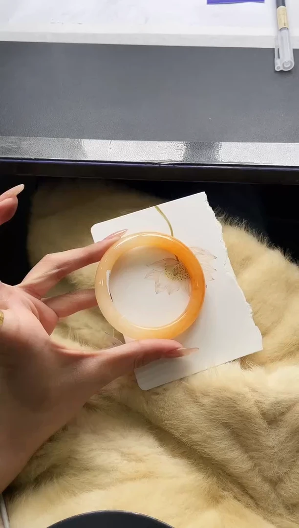 未镶嵌手镯石英质玉j176-HHB55+