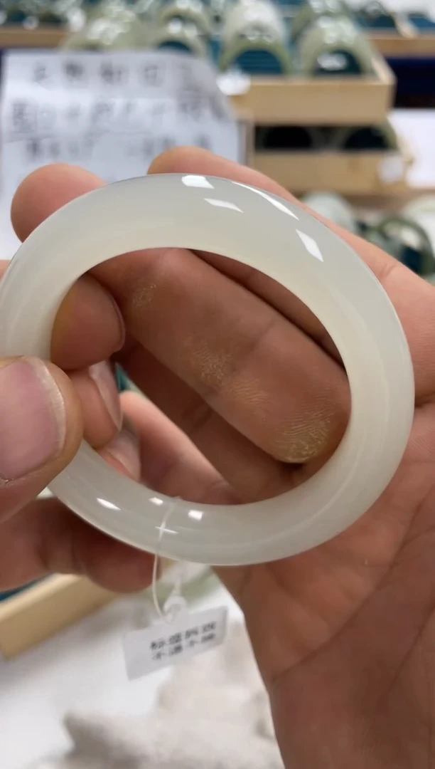 未镶嵌手镯和田玉7****8和田玉手镯20z