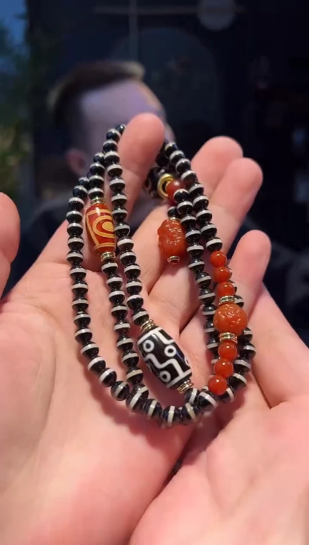 【闪购商品】玛瑙/玉髓手串未镶嵌6+108药师串