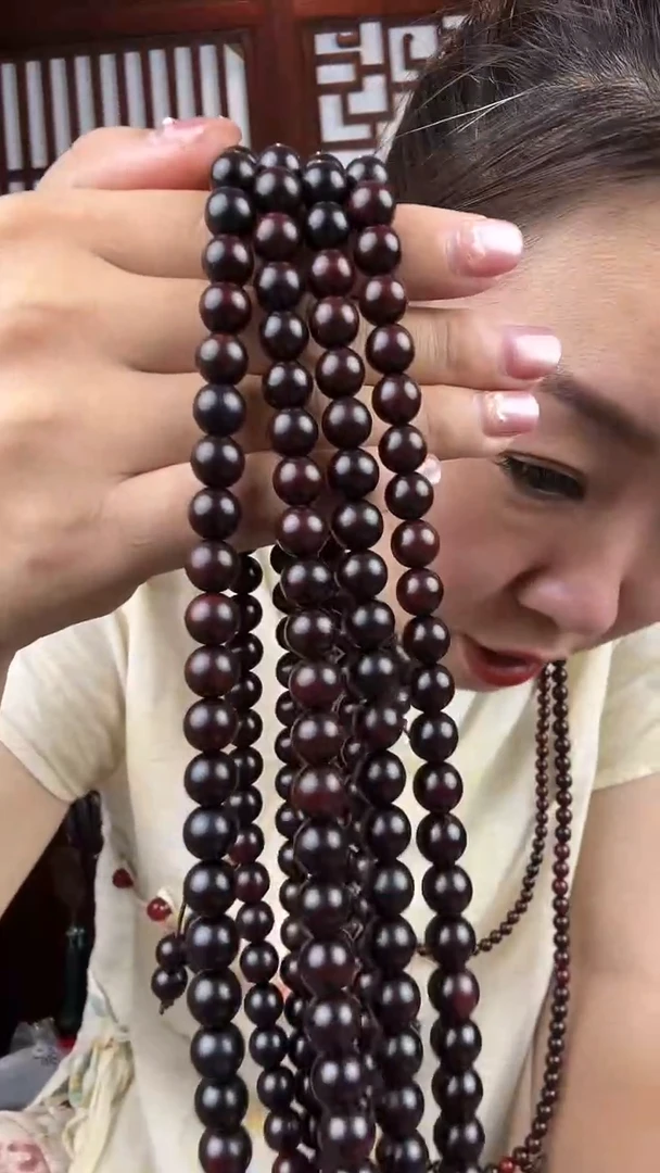 檀香紫檀（小叶紫檀）小叶紫檀卡0.8长串98