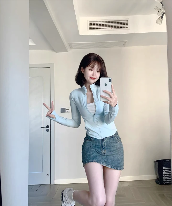 9050夏季新款女装牛仔半身裙