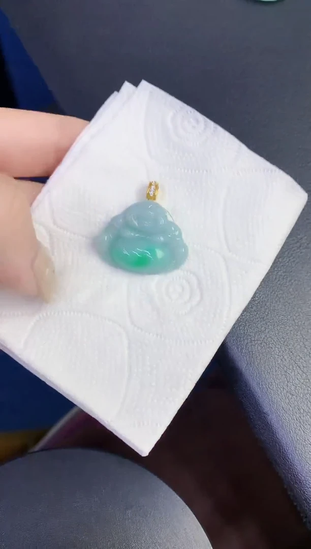 颈饰未镶嵌翡翠缅甸天然翡翠A货