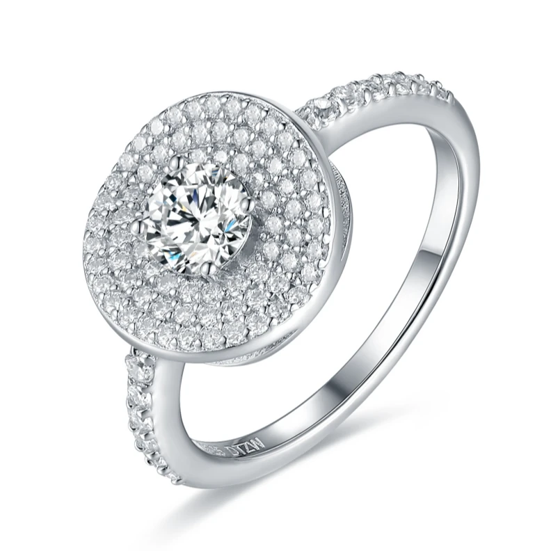 925银莫桑石戒指 【凌姐专属】S925莫桑戒指0.9ct JSWL050802