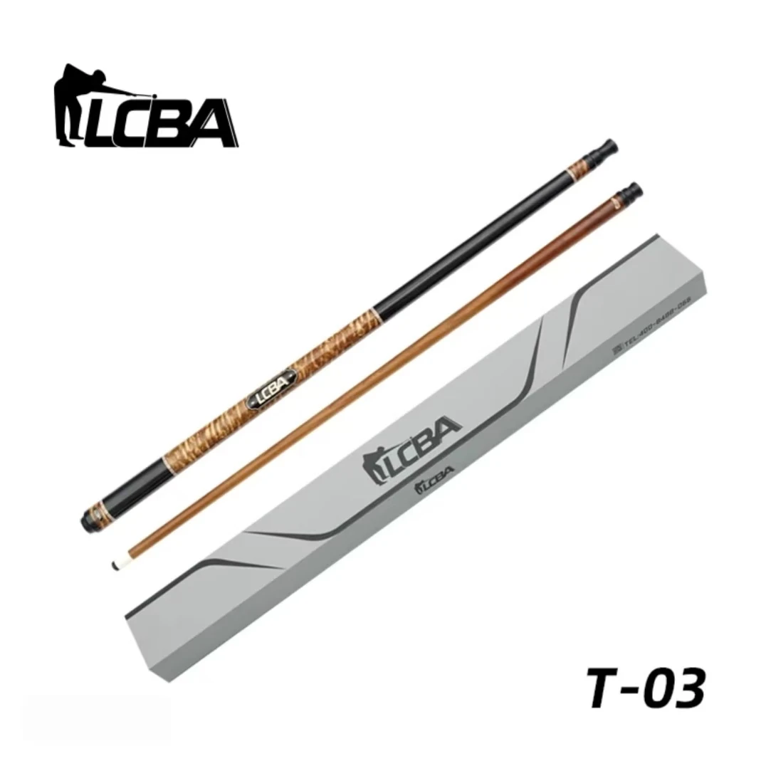 新款LCBA-T03碳化木前节中式八球九球大头台球杆追分神器