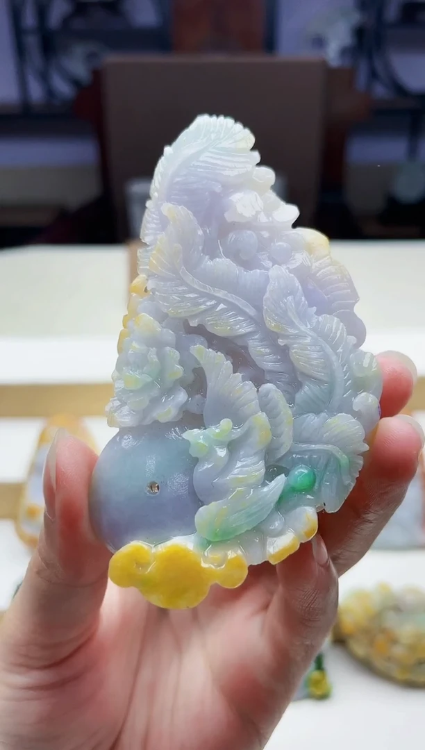 未镶嵌定制翡翠毛货09280285