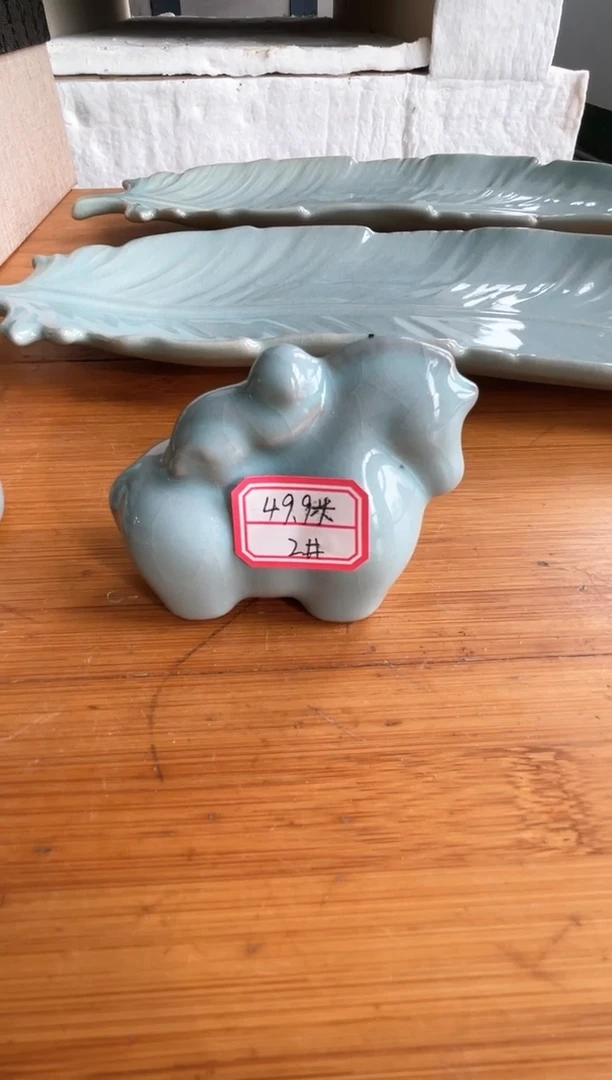 【闪购商品】其他2#微瑕天青釉无款马上封侯