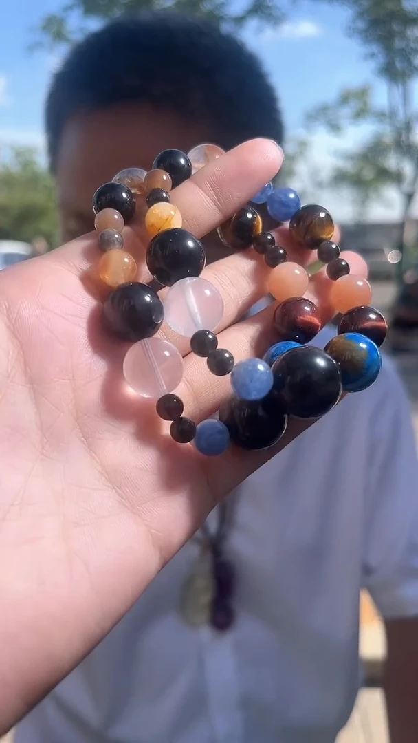 水晶手链未镶嵌天然DIY手串多样性发一mm
