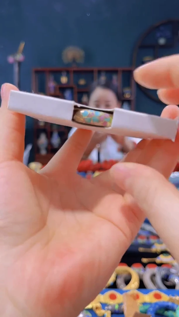 【闪购商品】非遗绝技 景泰蓝手镯 米 58-64