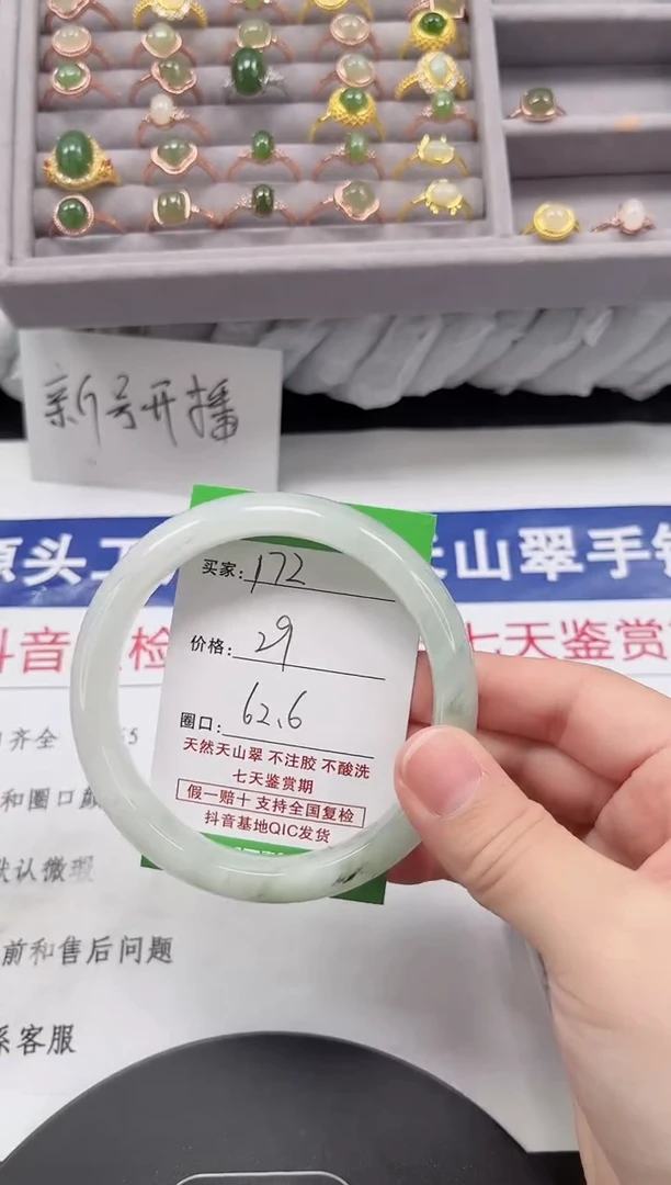 未镶嵌手镯石英质玉172-62/63