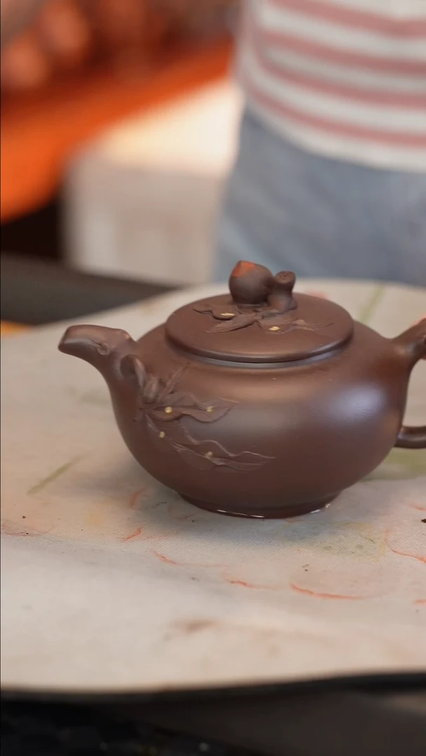 茶壶紫砂原矿手工制作300cc