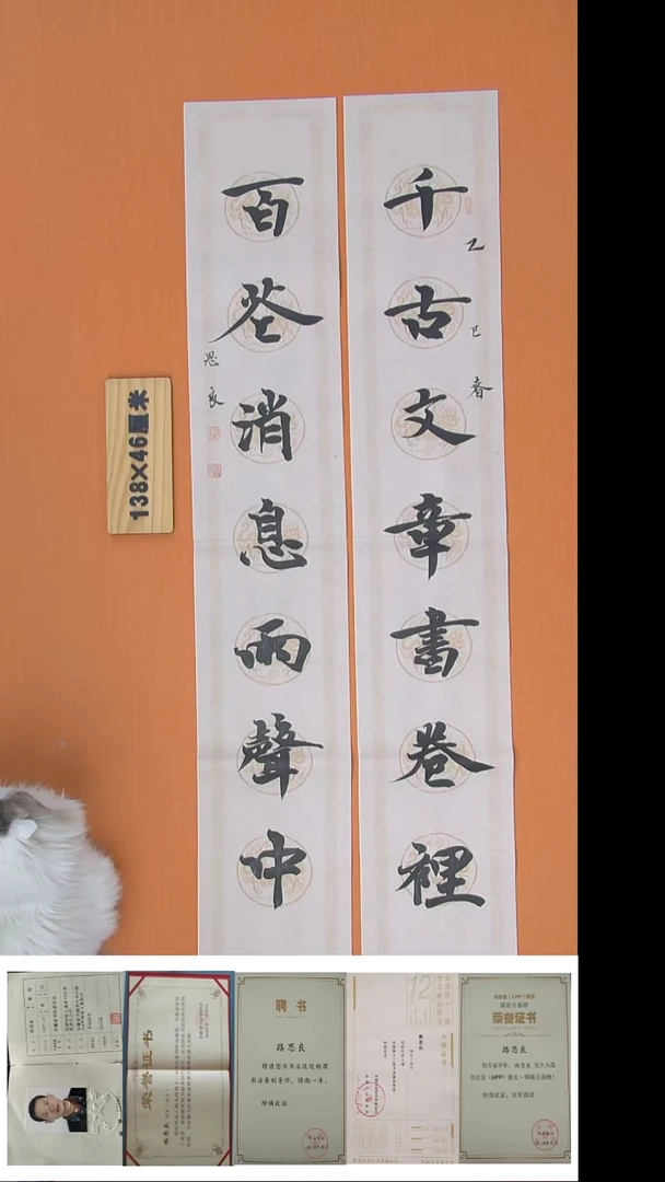 书法路思良老师精美作品138*46