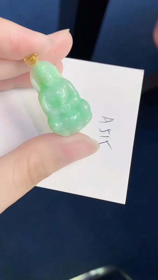 颈饰未镶嵌翡翠天然翡翠缅甸A货