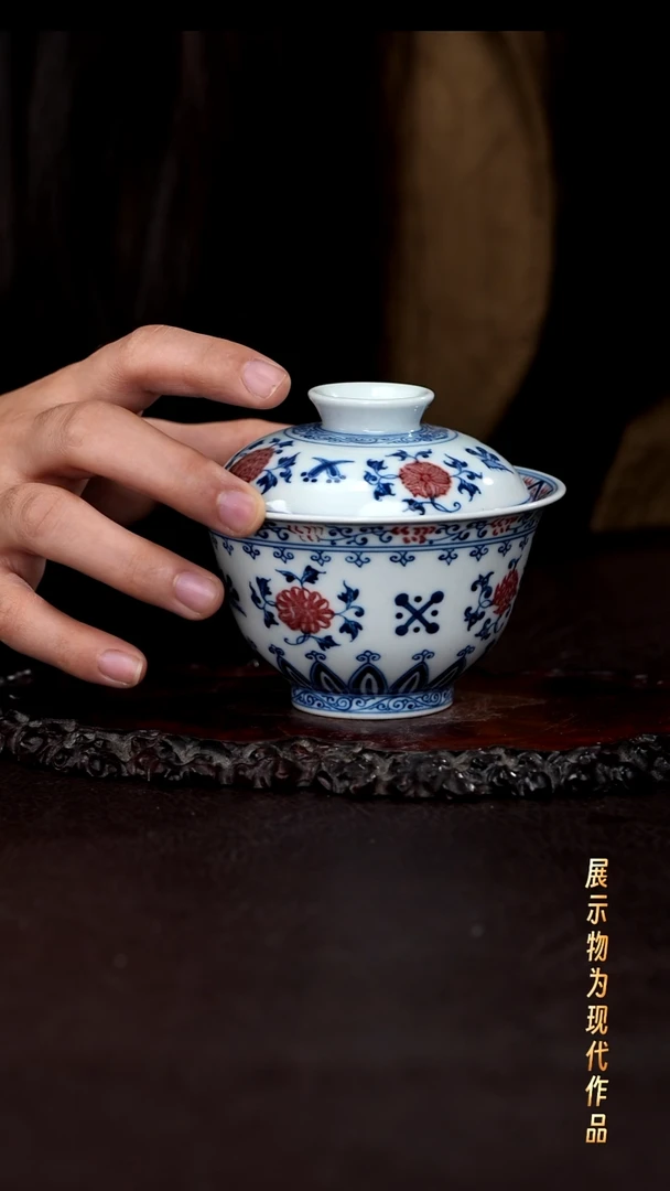 杯子瓷景德镇全手工手绘好瓷好器严选