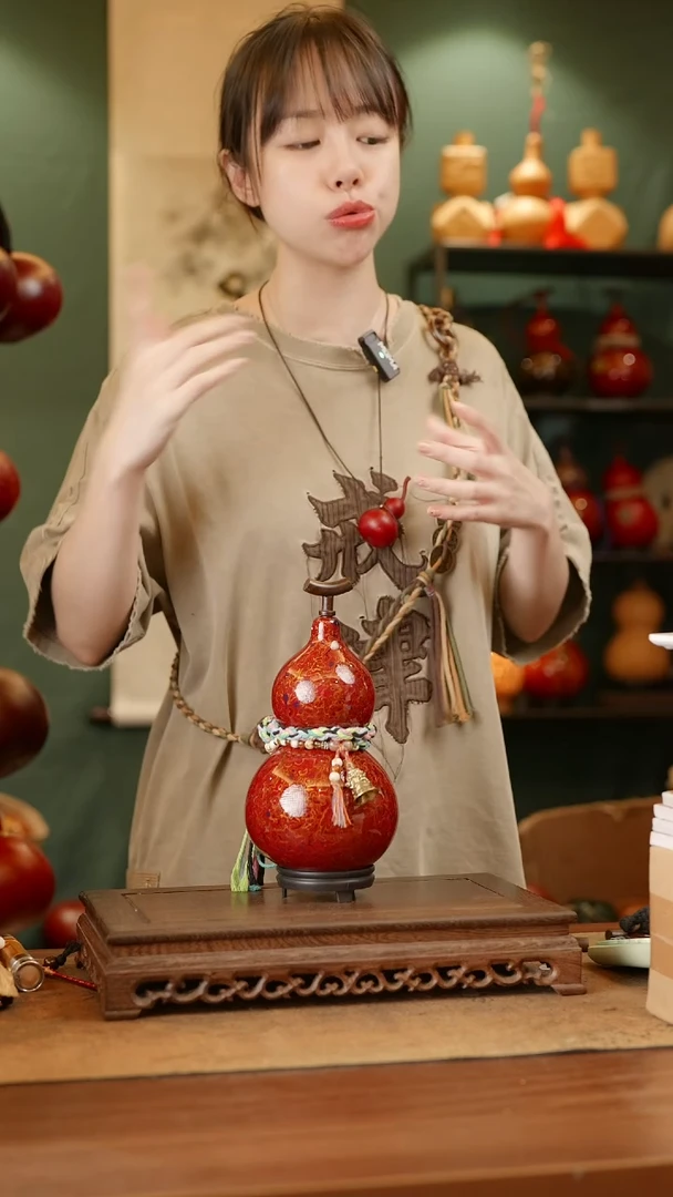 220号精品天然大漆酒葫芦一物一拍~