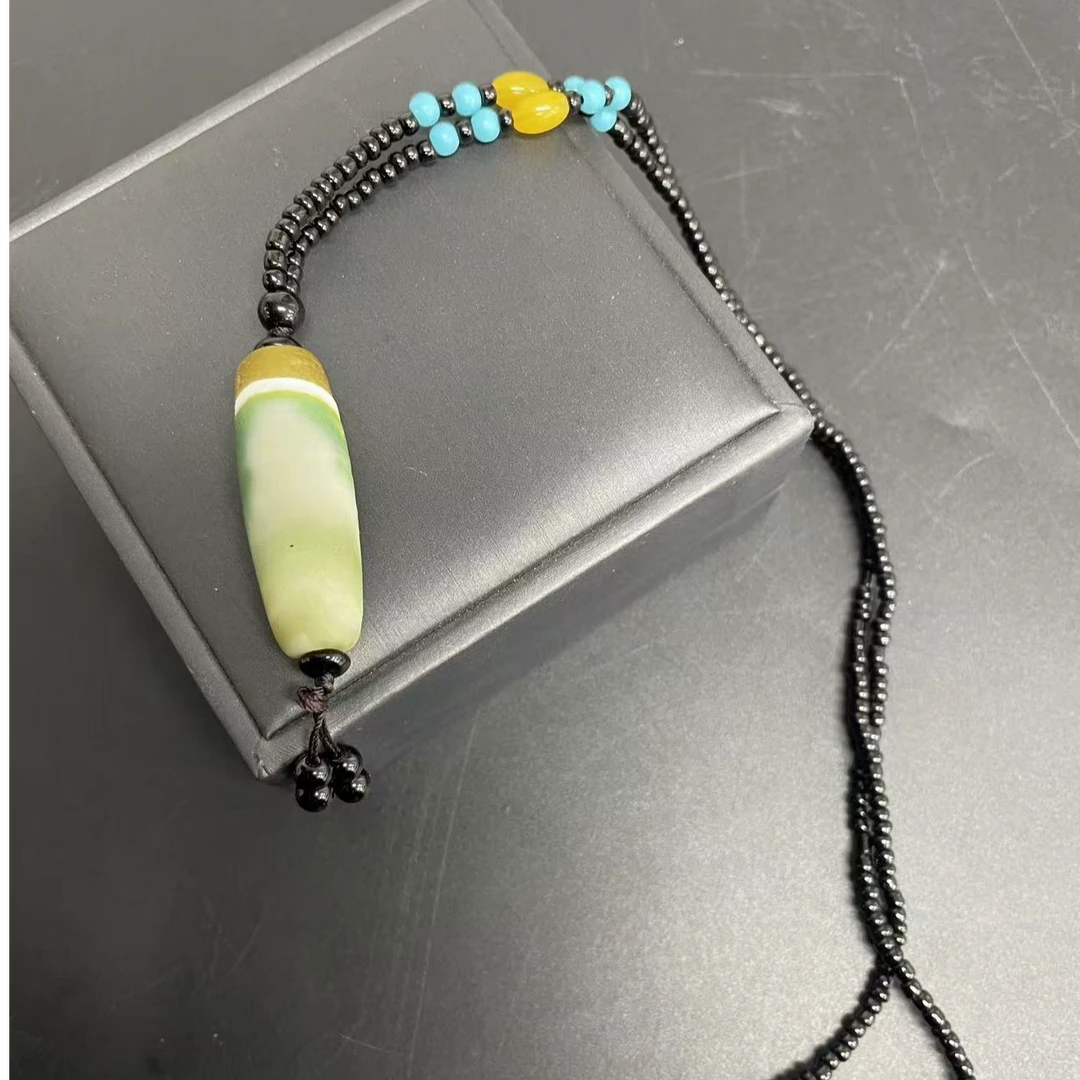 【小杰推荐】茉莉奶绿大颗粒桶珠吊坠 （多样性发其一）10385