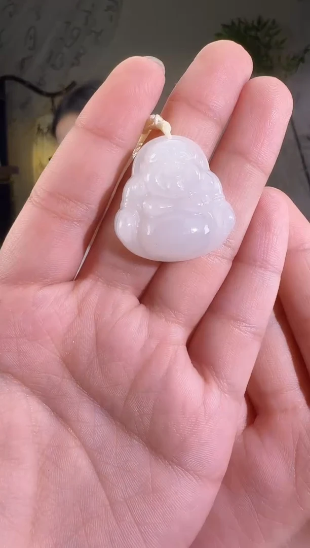 和田玉未镶嵌颈饰30佛公