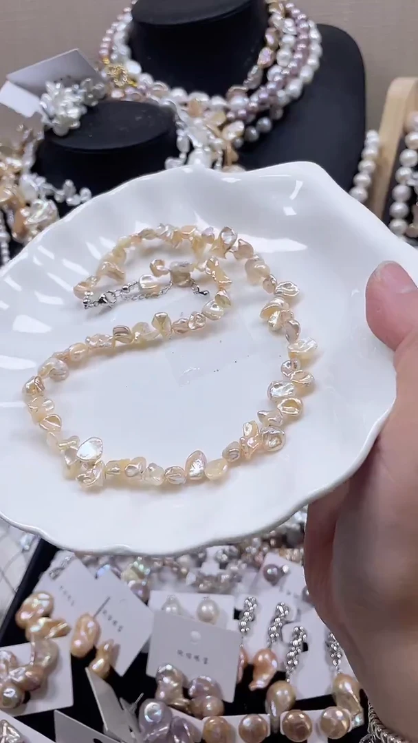 未镶嵌项链淡水珍珠【纯恬饰品】