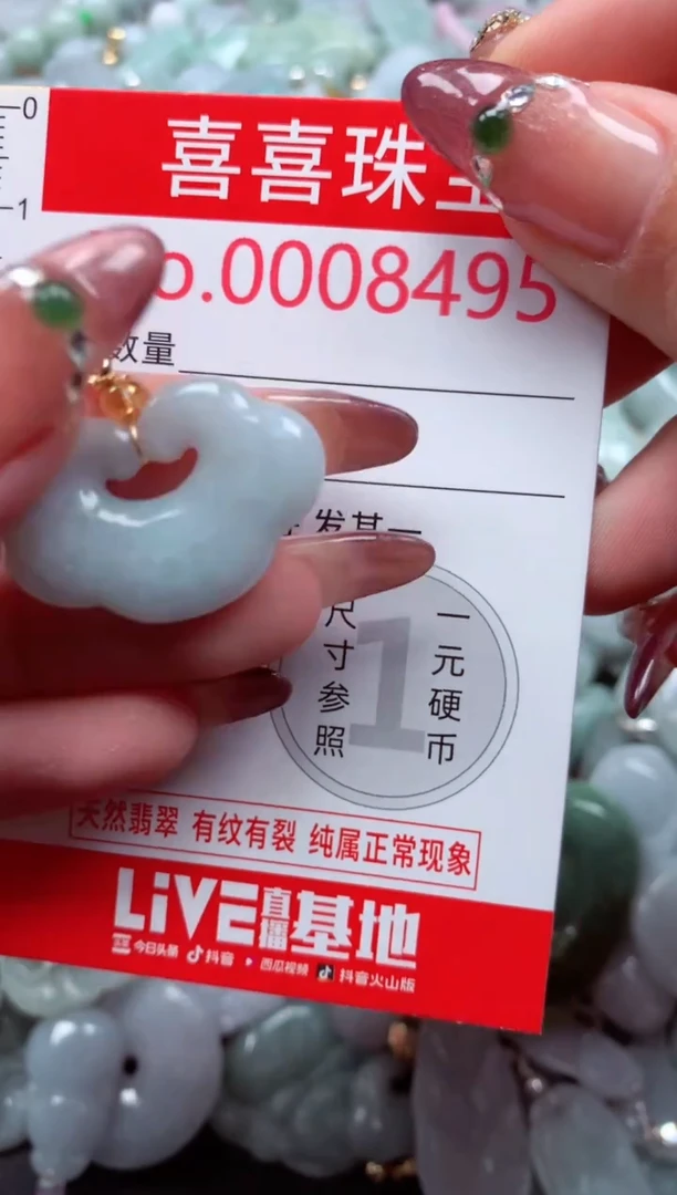 颈饰未镶嵌翡翠8495